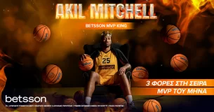 Akil Mitchell: Betsson MVP King!