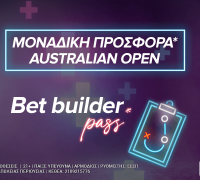Winmasters: Ο Τελικός του Australian Open με Bet builder pass*