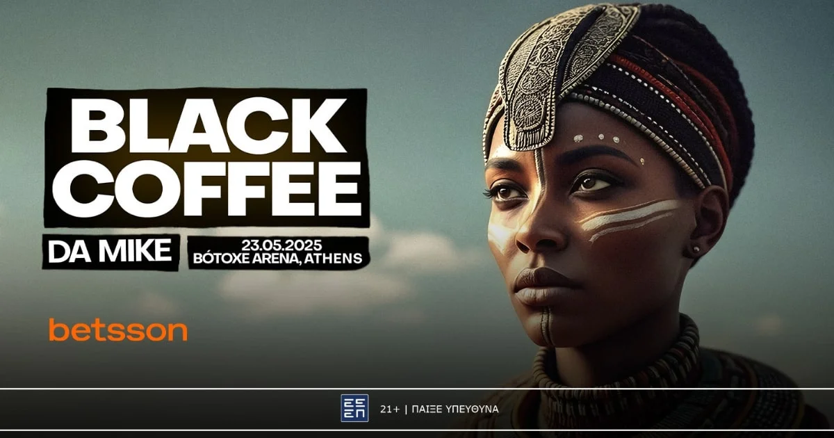 Η Αθήνα υποδέχεται τον Black Coffee στο BOTOXE ARENA powered by Betsson