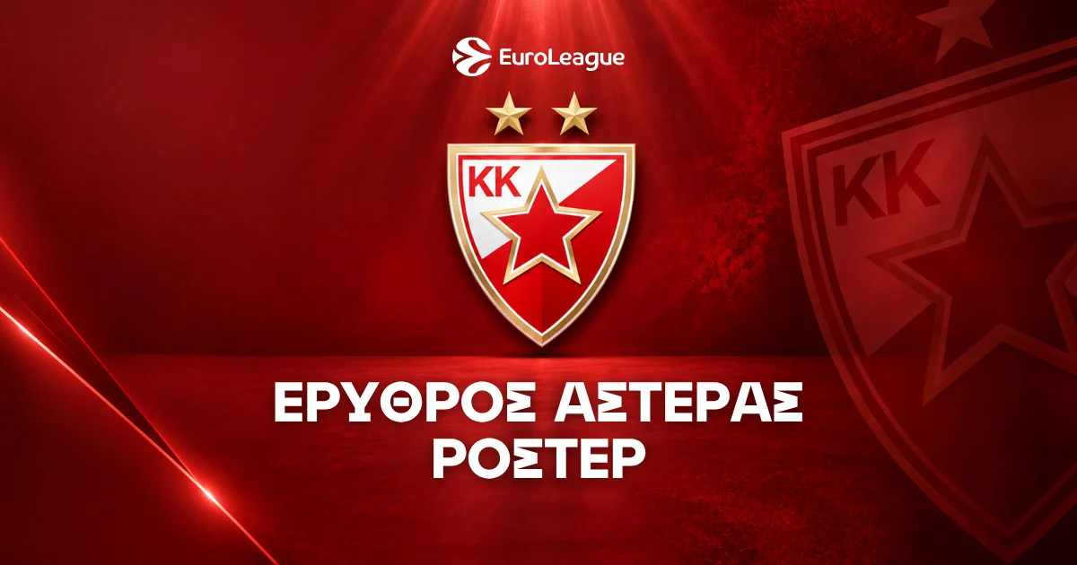 Ερυθρός Αστερας Μπάσκετ Ρόστερ & Μεταγραφές 2026/27