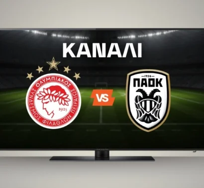 Ολυμπιακός – ΠΑΟΚ: Κανάλι και Live Streaming*