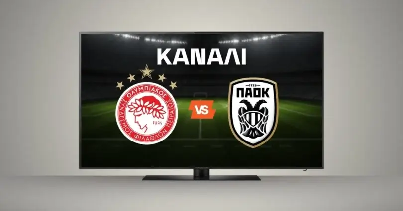 Ολυμπιακός – ΠΑΟΚ: Κανάλι και Live Streaming*