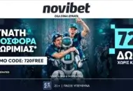 Προσφορά* χωρίς κατάθεση για το 720FREE από τη Novibet