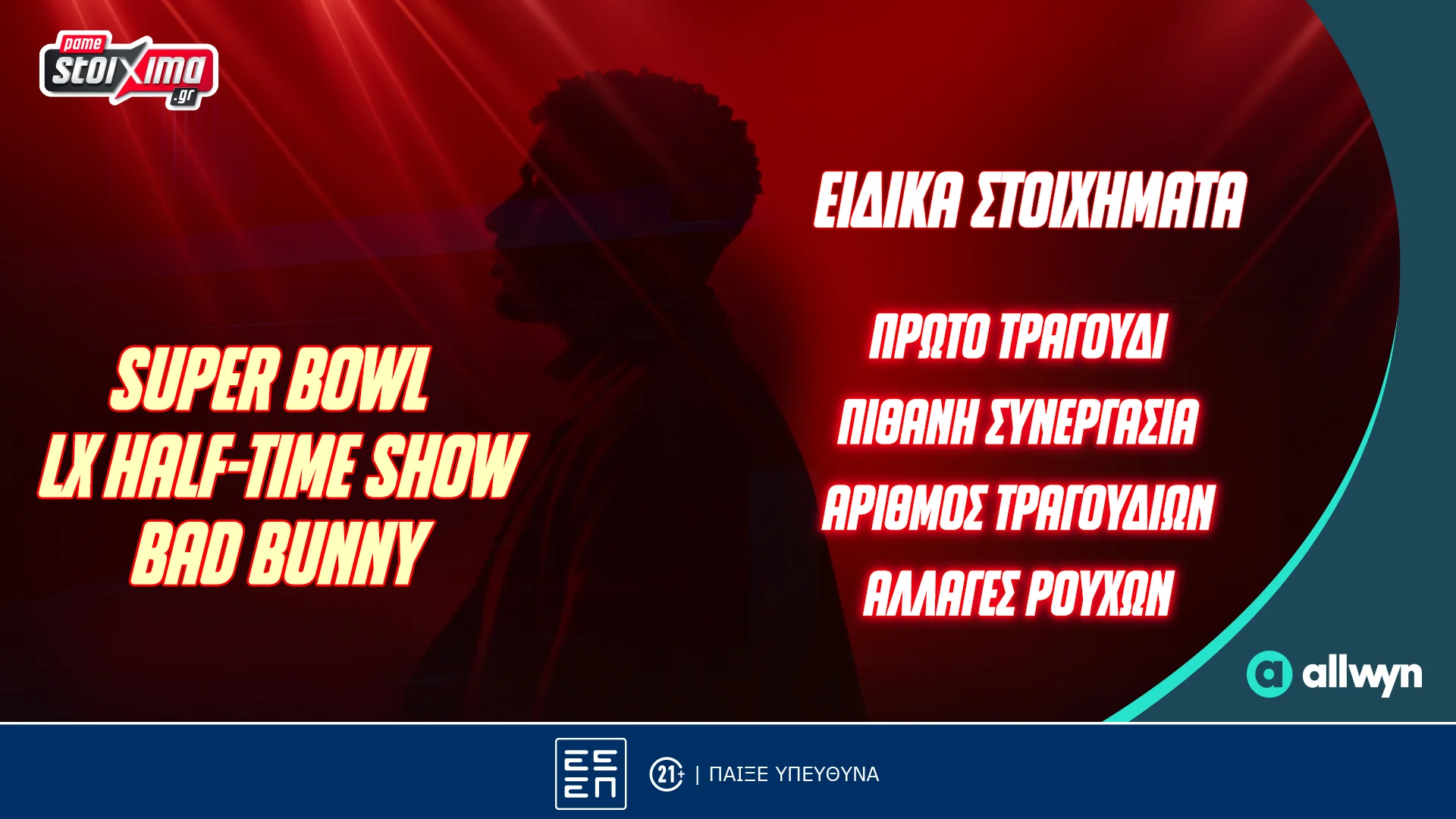 Super Bowl: Ζεις τον συναρπαστικό τελικό του NFL με σούπερ επιλογές στο Pamestoixima.gr